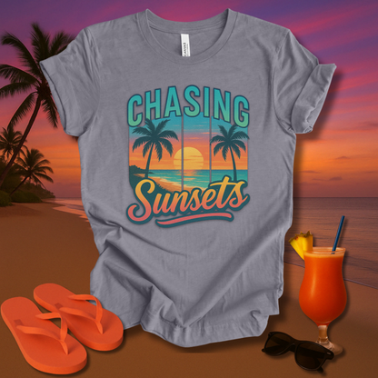 Chasing Sunsets Unisex Short Sleeve Tee