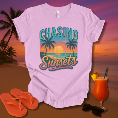 Chasing Sunsets Unisex Short Sleeve Tee