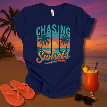 Chasing Sunsets Unisex Short Sleeve Tee