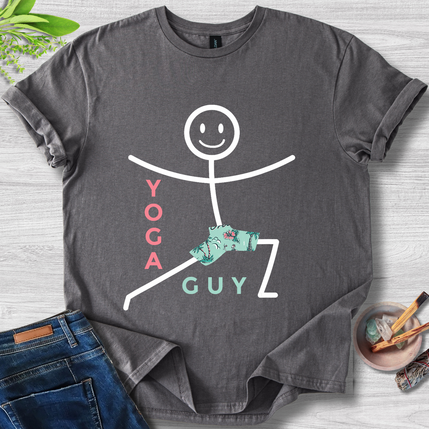 Yoga Guy Unisex Softstyle T-Shirt