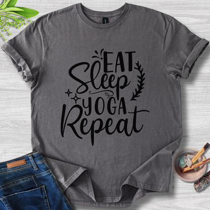 Eat Sleep Yoga Repeat T-Shirt