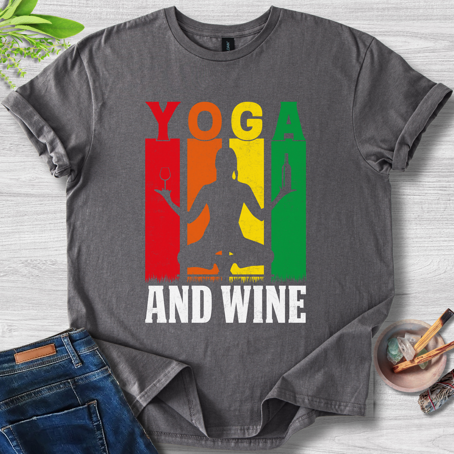 Yoga and Wine T-Shirt