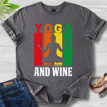 Yoga and Wine T-Shirt