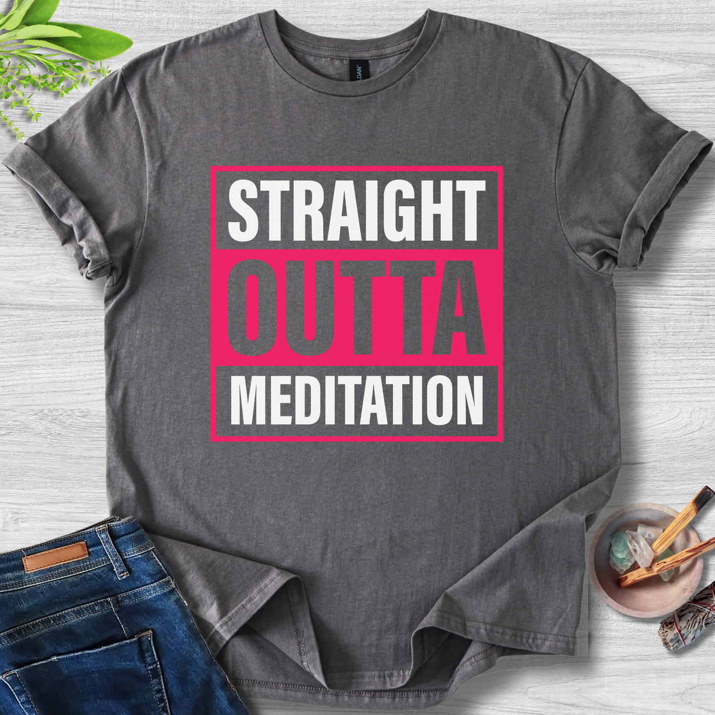 Straight Outta Meditation T-Shirt
