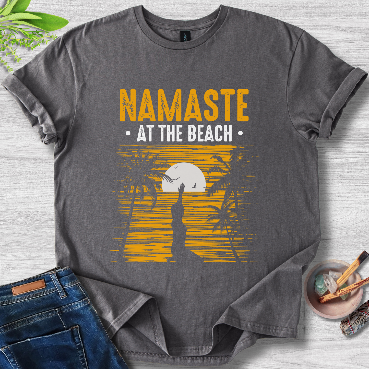 Namaste At The Beach T-Shirt
