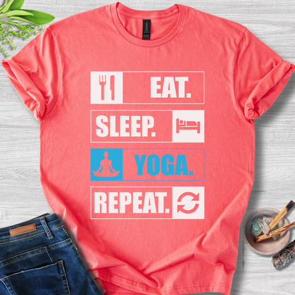 Eat. Sleep. Yoga. Repeat. T-Shirt
