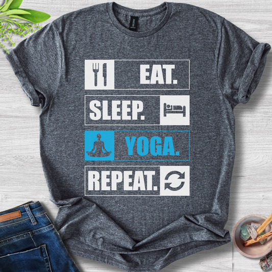 Eat. Sleep. Yoga. Repeat. T-Shirt
