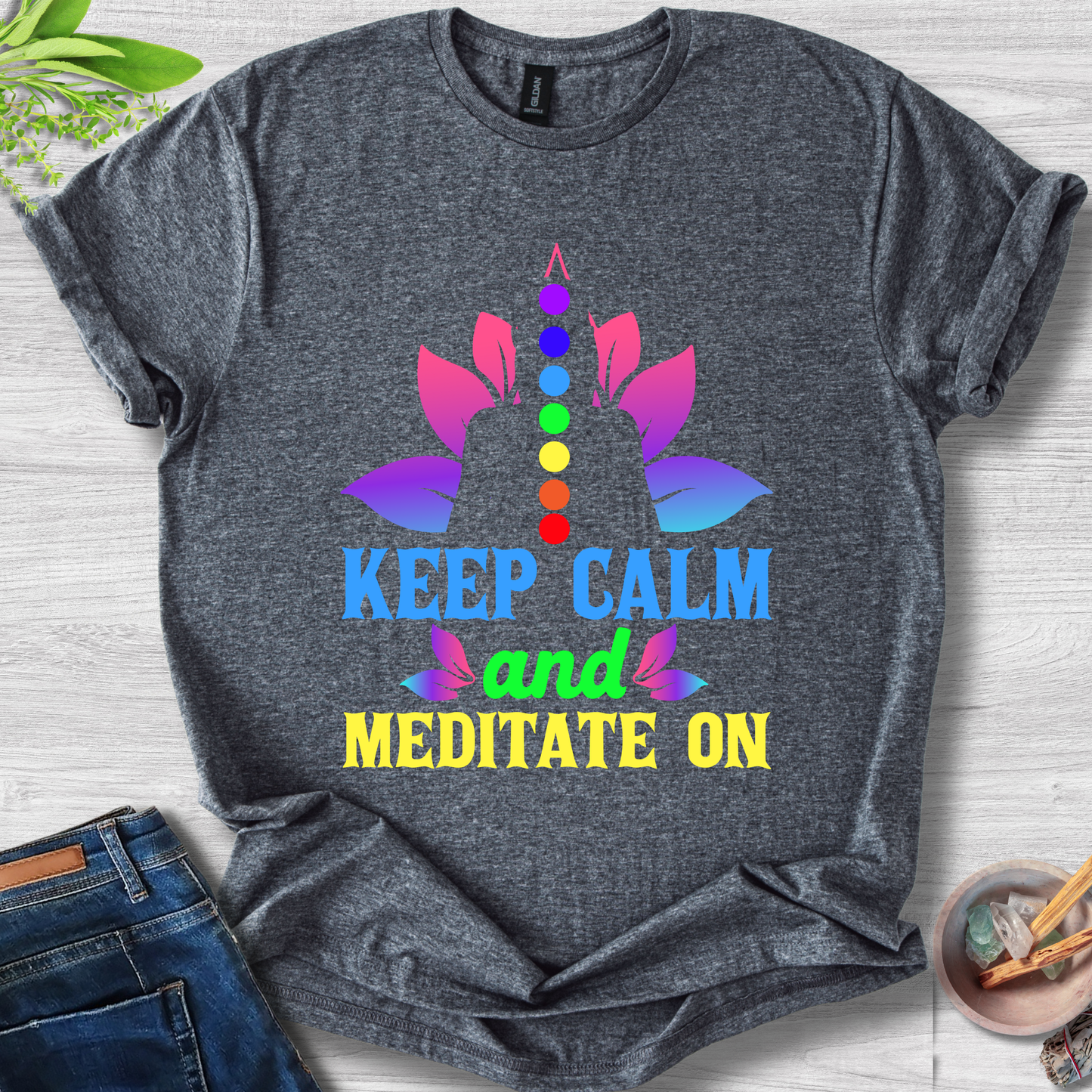 Keep Calm and Meditate On T-Shirt