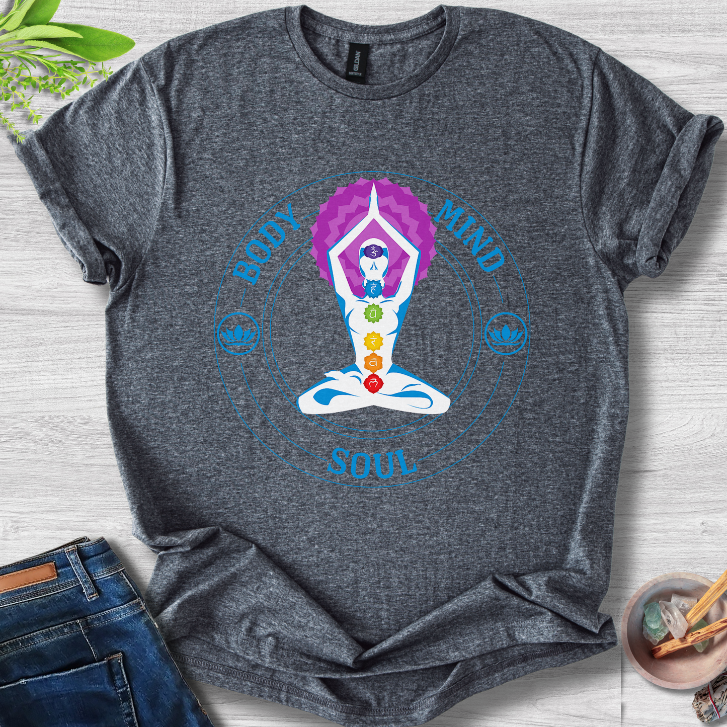 Chakra Harmony: Body‑Mind‑Soul T-Shirt