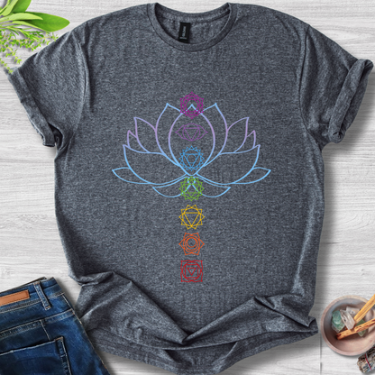 Chakra Balance Lotus Unisex Softstyle T-Shirt