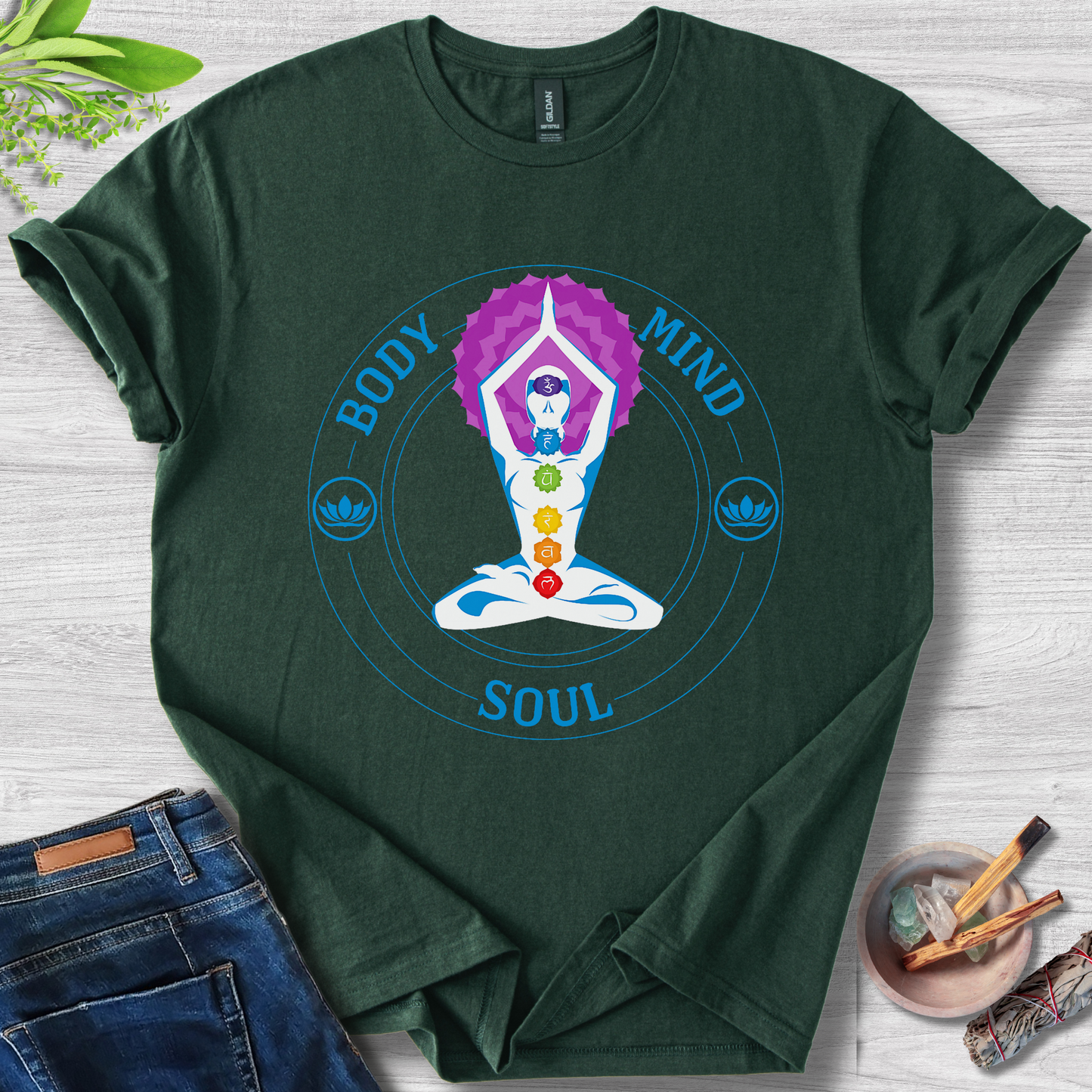 Chakra Harmony: Body‑Mind‑Soul T-Shirt