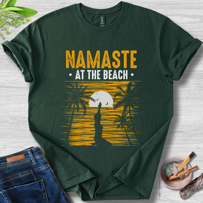 Namaste At The Beach T-Shirt