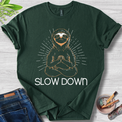 Slow Down Unisex Softstyle T-Shirt