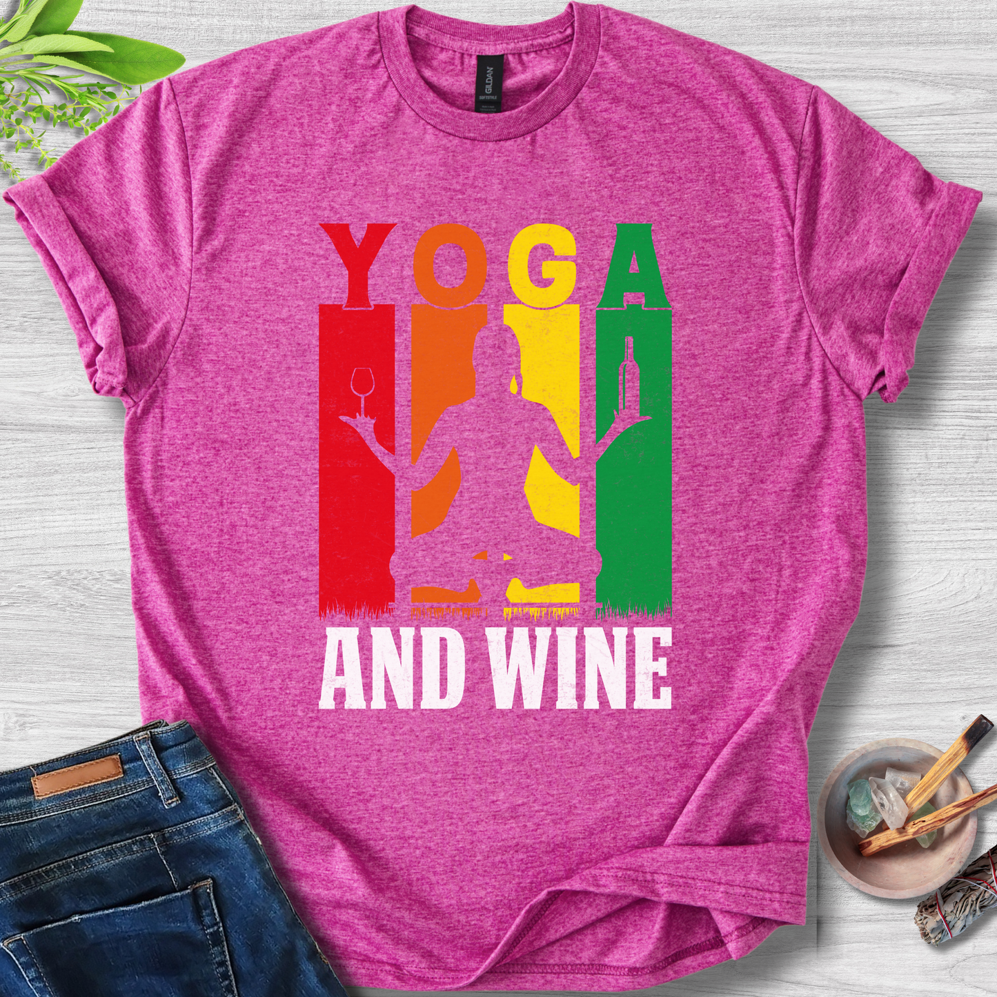 Yoga and Wine T-Shirt