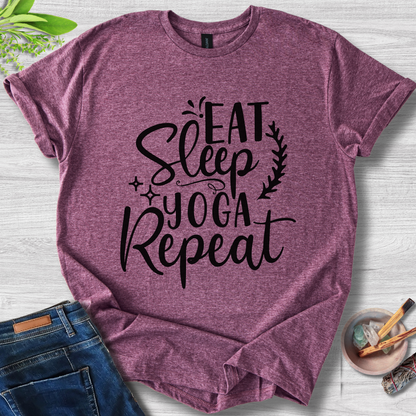Eat Sleep Yoga Repeat T-Shirt