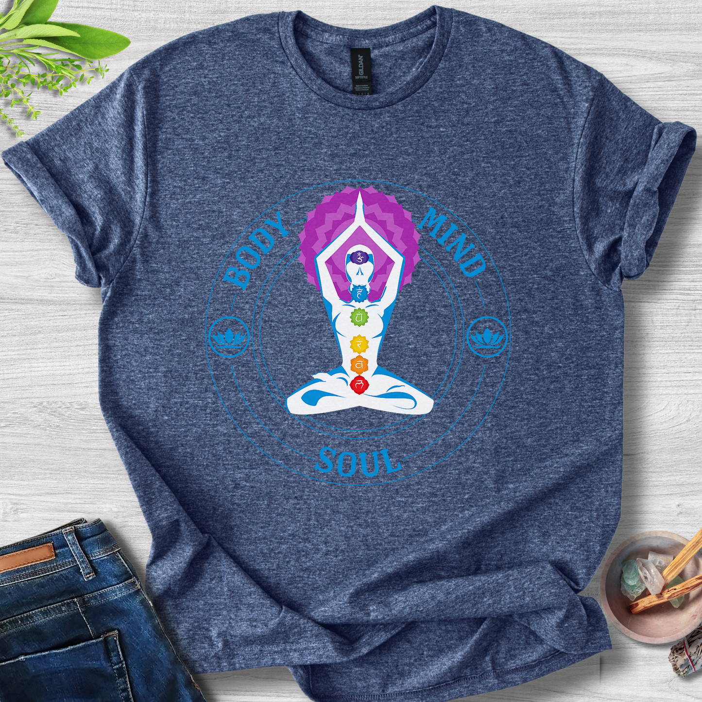 Chakra Harmony: Body‑Mind‑Soul T-Shirt