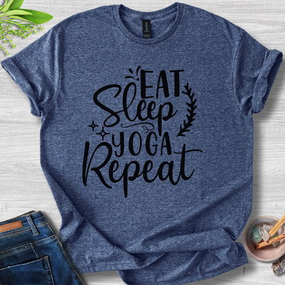 Eat Sleep Yoga Repeat T-Shirt