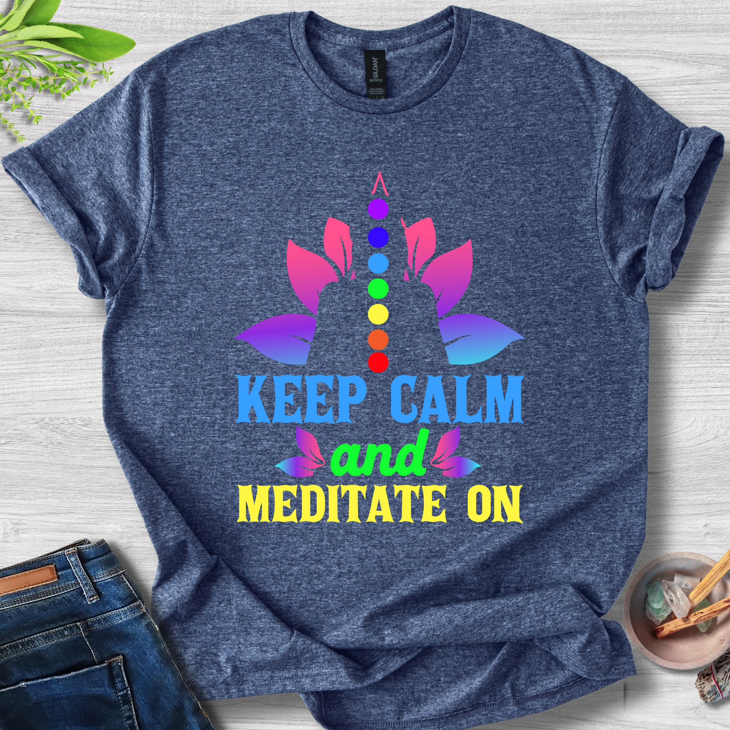 Keep Calm and Meditate On T-Shirt