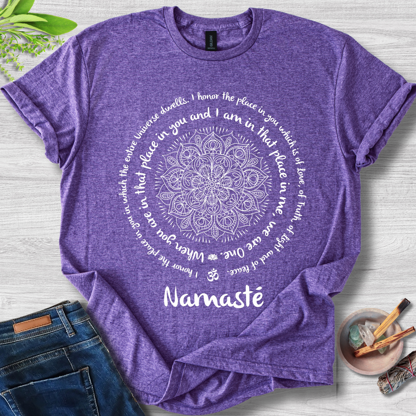 Namasté Mandala Circle T-Shirt