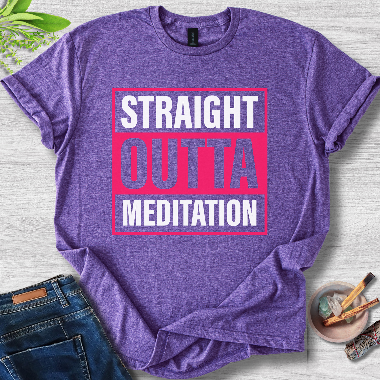 Straight Outta Meditation T-Shirt