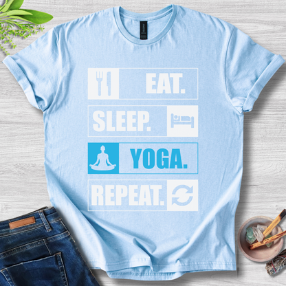 Eat. Sleep. Yoga. Repeat. T-Shirt