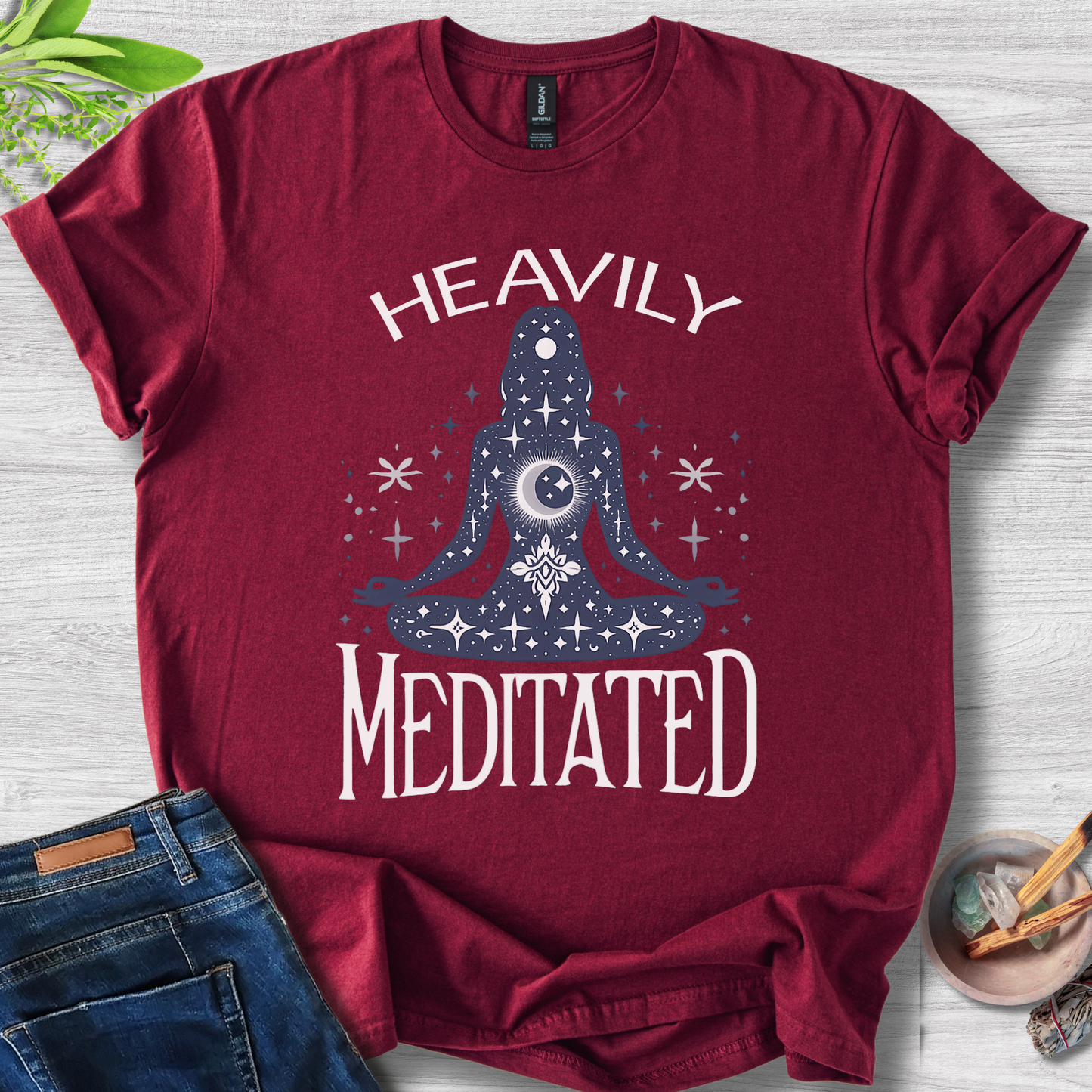 Heavily Meditated Unisex Softstyle T-Shirt