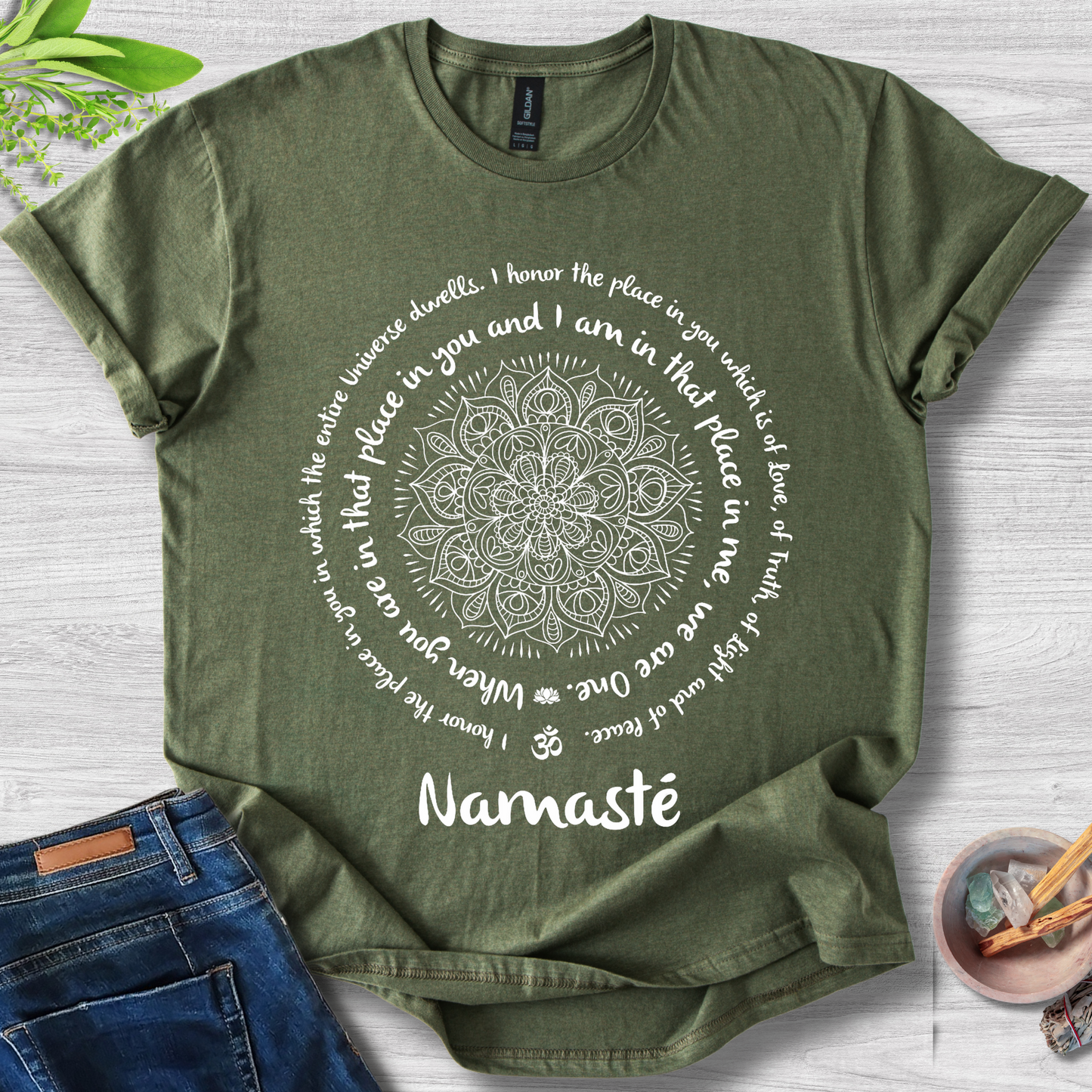 Namasté Mandala Circle T-Shirt