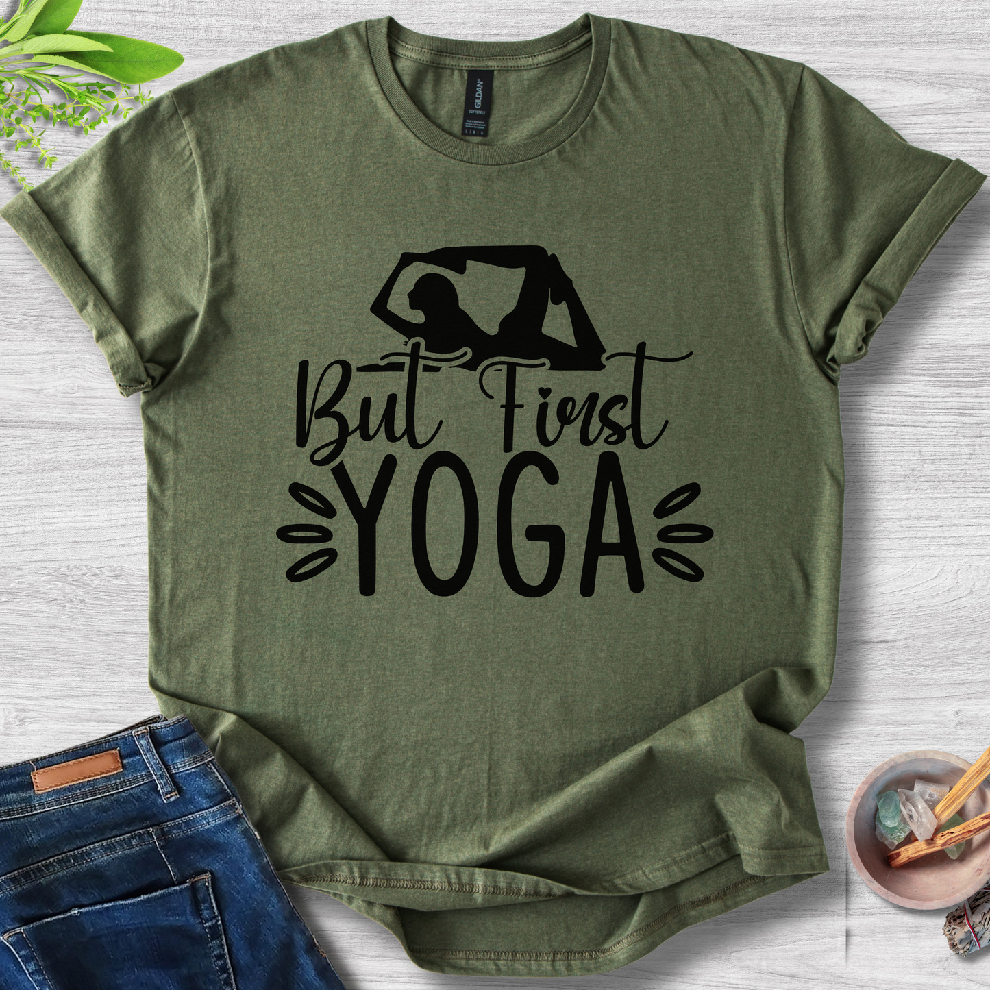 Yoga First Mindset Unisex Softstyle T-Shirt