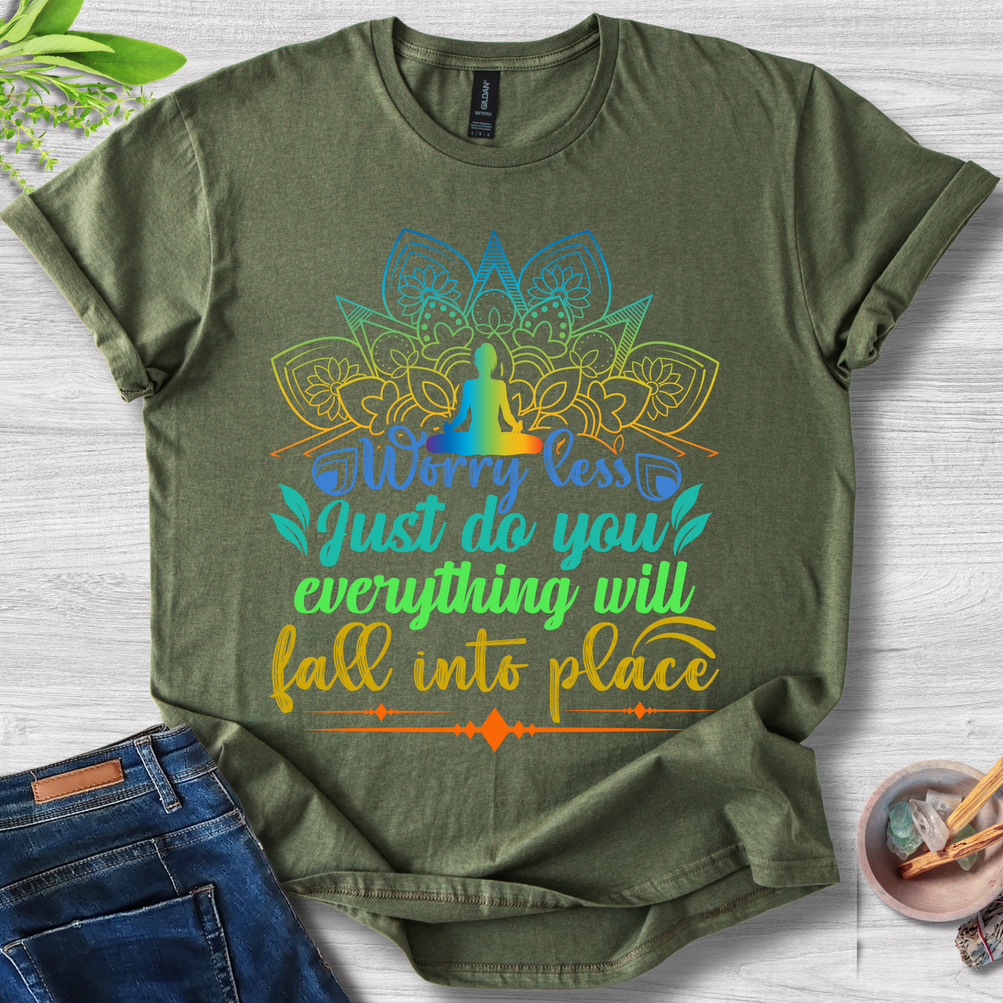 Fall Into Place Unisex Softstyle T-Shirt