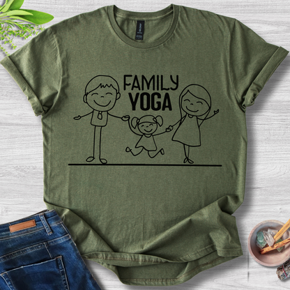 Family Yoga Unisex Softstyle T-Shirt