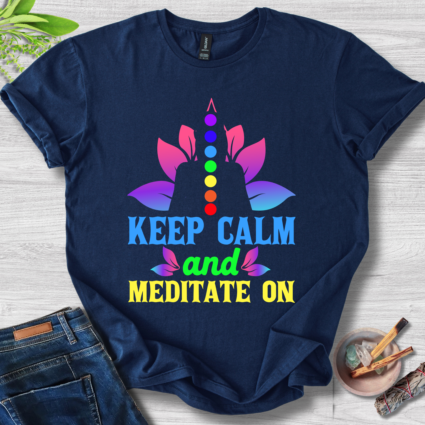 Keep Calm and Meditate On T-Shirt