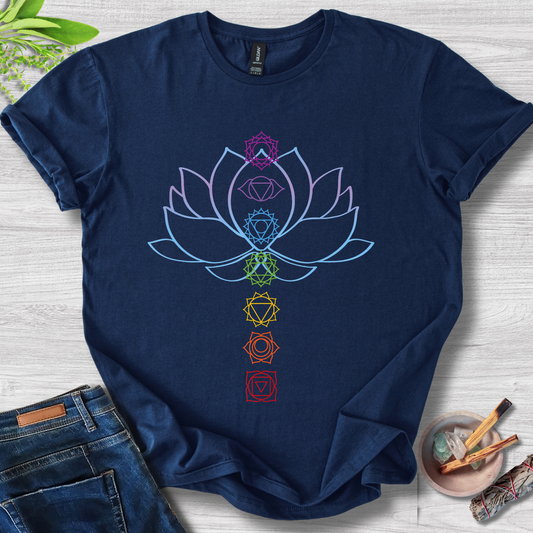 Chakra Balance Lotus Unisex Softstyle T-Shirt