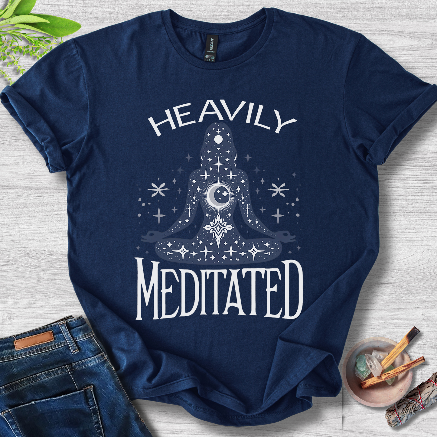 Heavily Meditated Unisex Softstyle T-Shirt