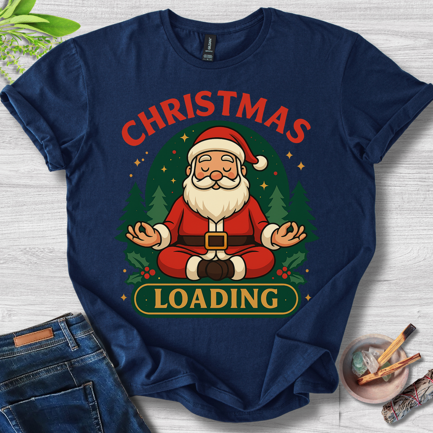 Zen Claus: Christmas Loading T-Shirt