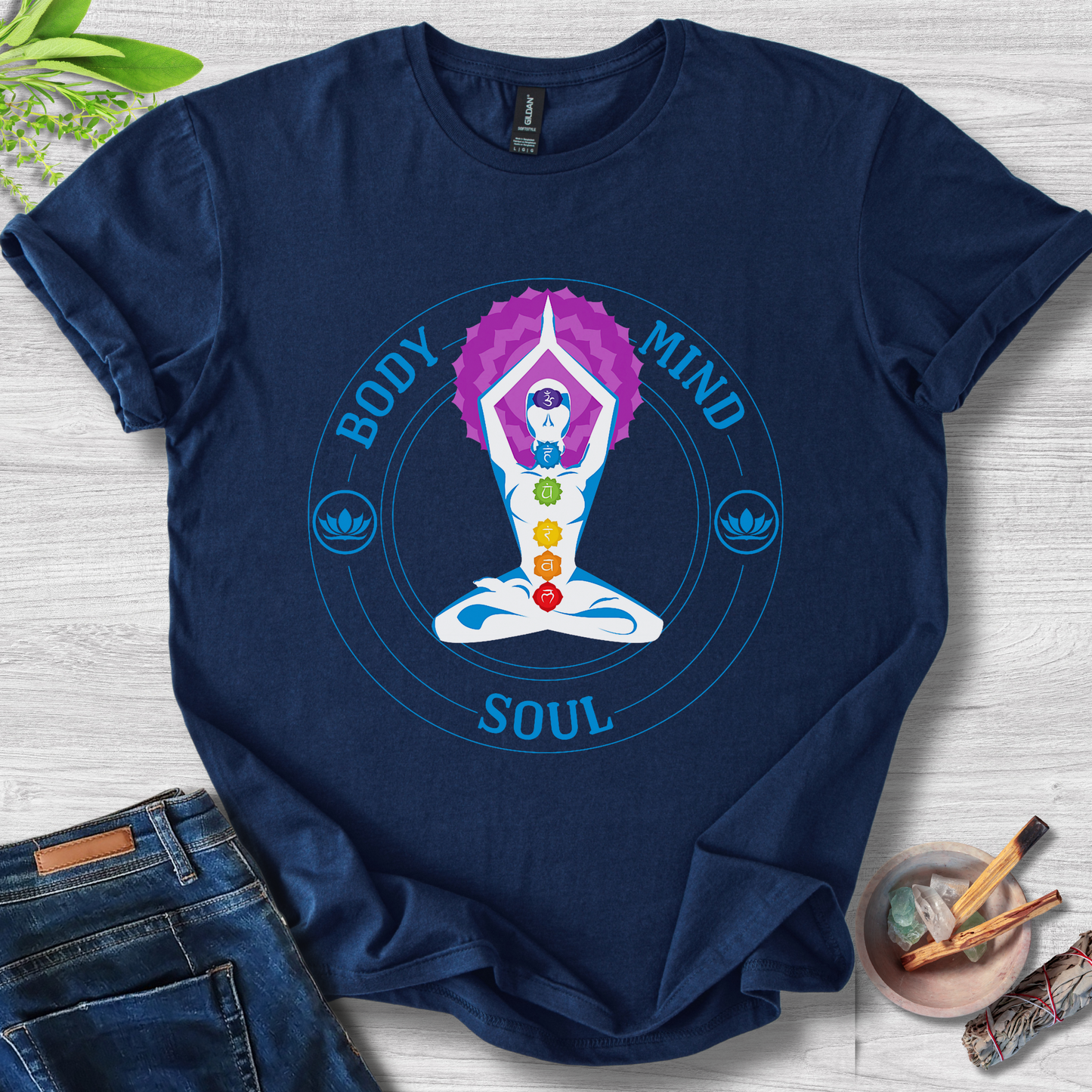 Chakra Harmony: Body‑Mind‑Soul T-Shirt