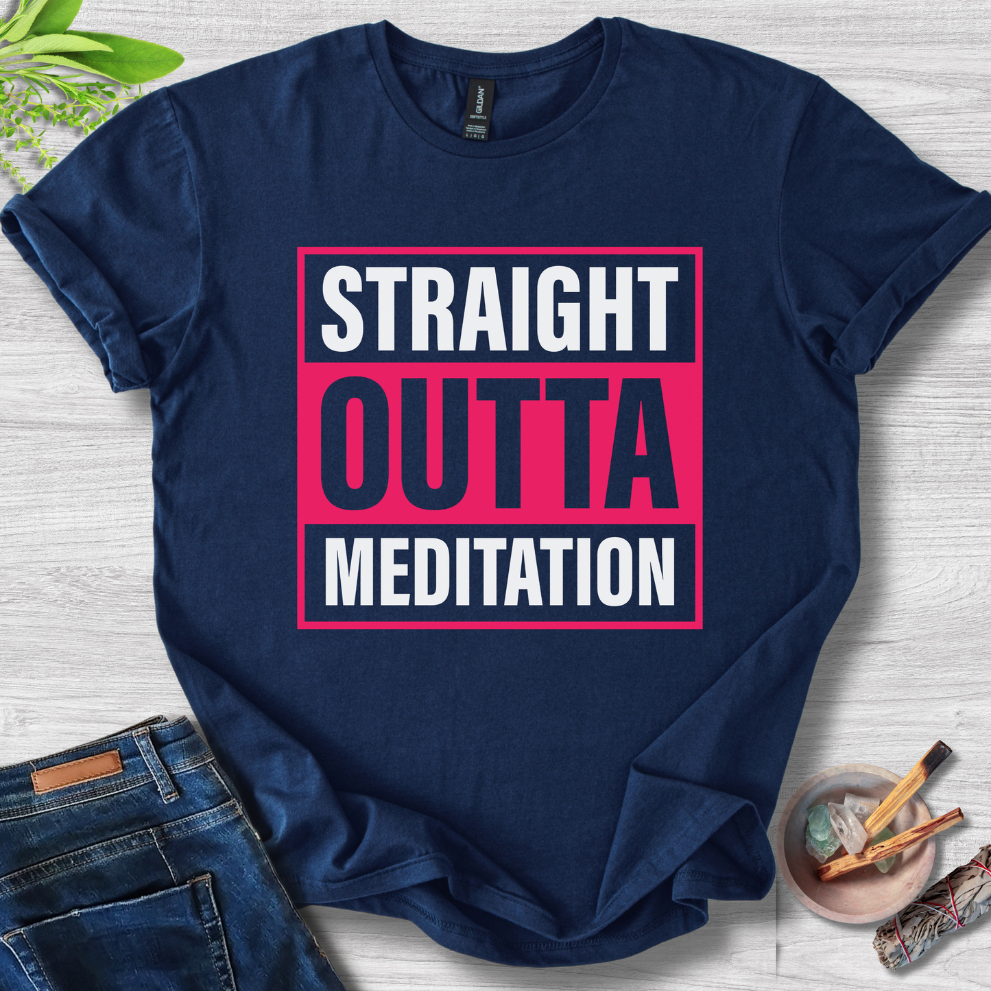 Straight Outta Meditation T-Shirt