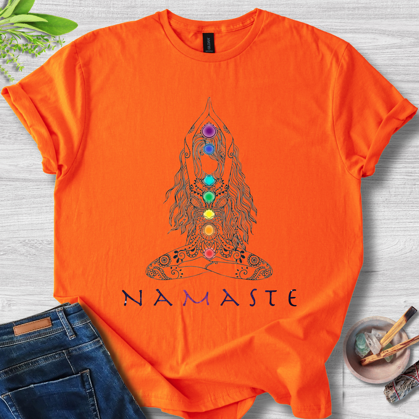 Namaste Chakra Flow T-Shirt