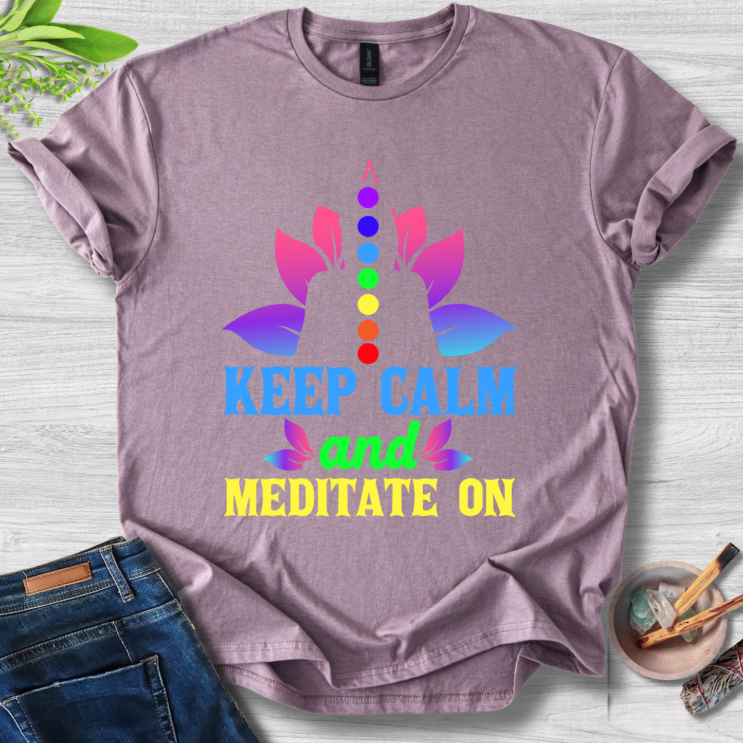 Keep Calm and Meditate On T-Shirt