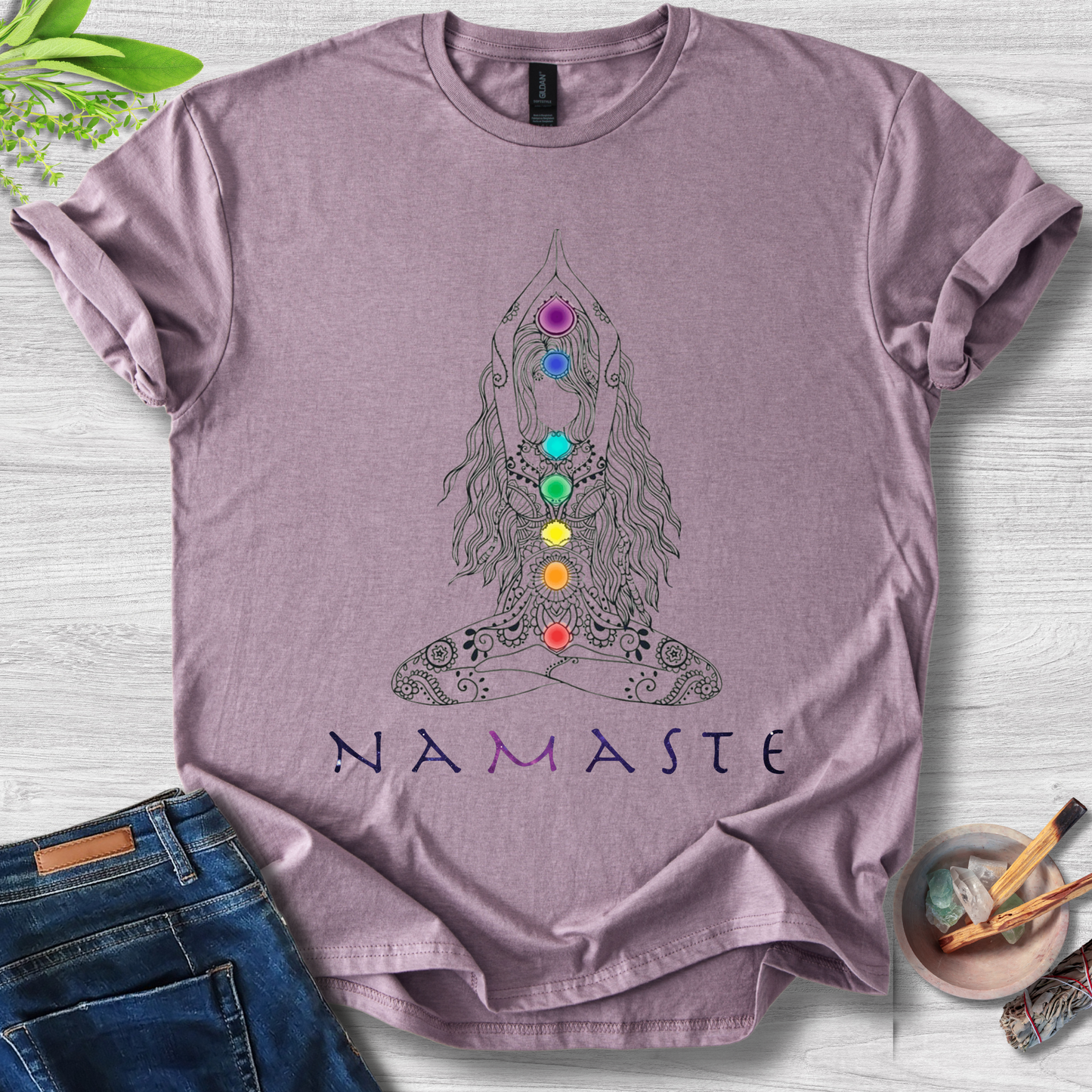 Namaste Chakra Flow T-Shirt