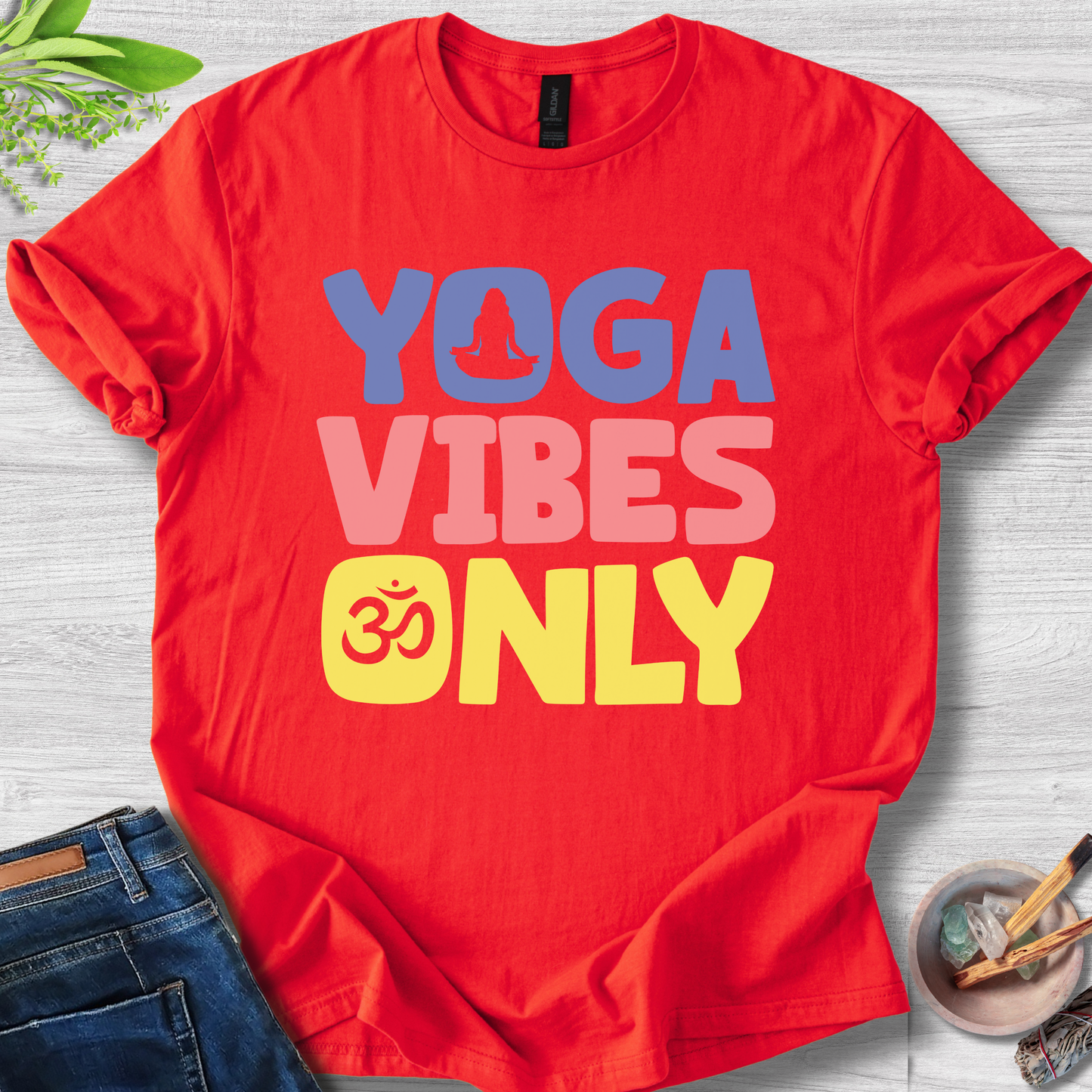 Yoga Vibes Only T-Shirt