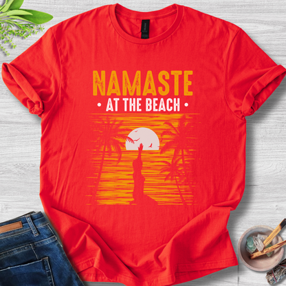 Namaste At The Beach T-Shirt