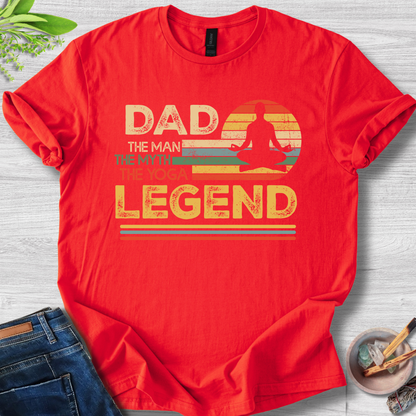 Dad the Yoga Legend T-Shirt