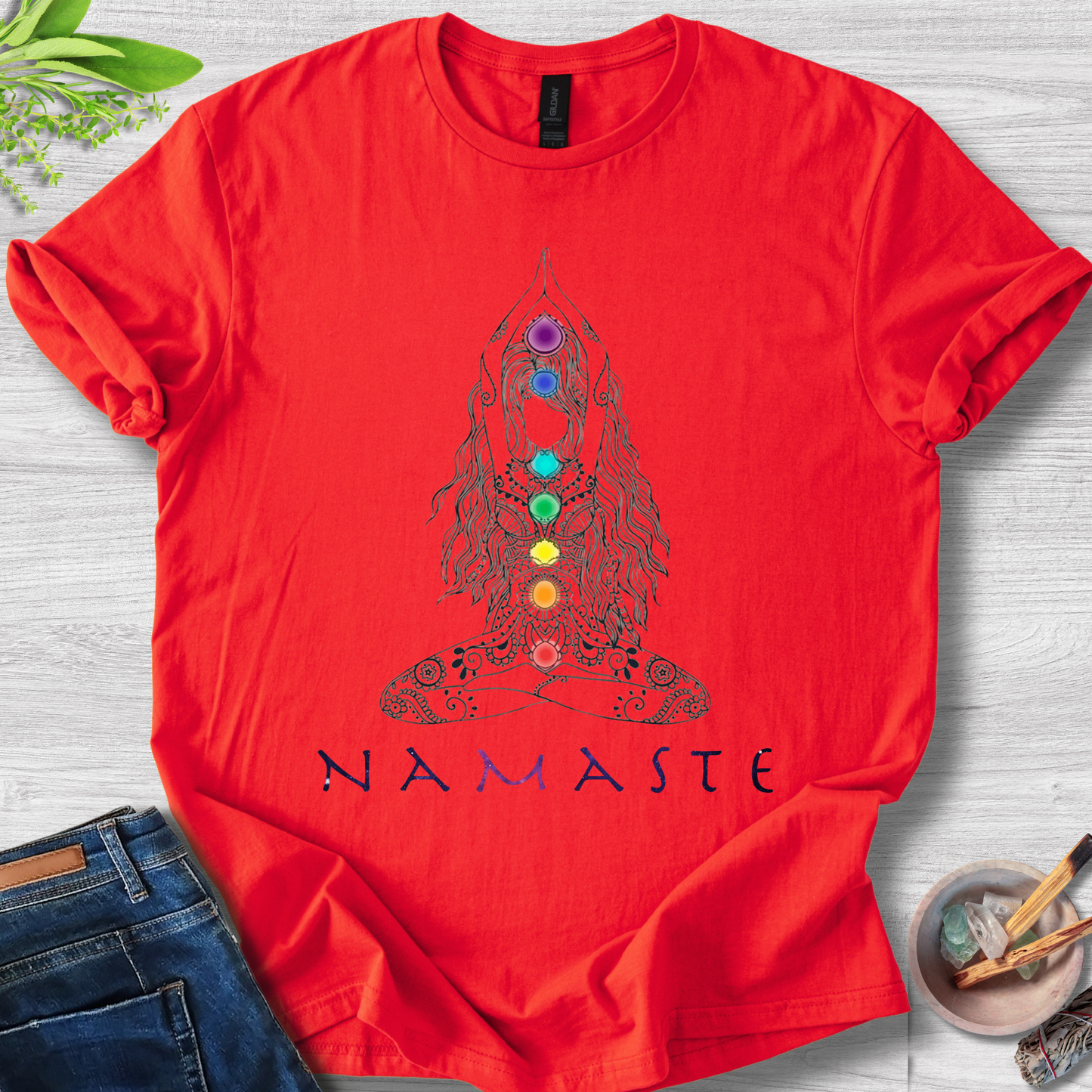 Namaste Chakra Flow T-Shirt