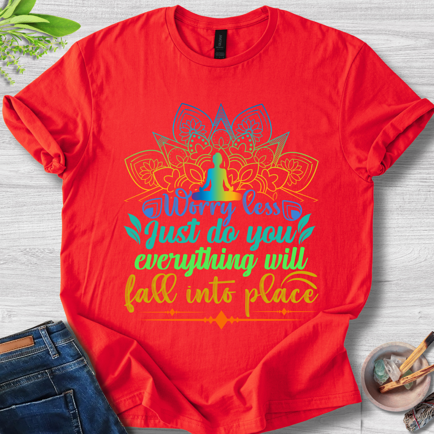 Fall Into Place Unisex Softstyle T-Shirt