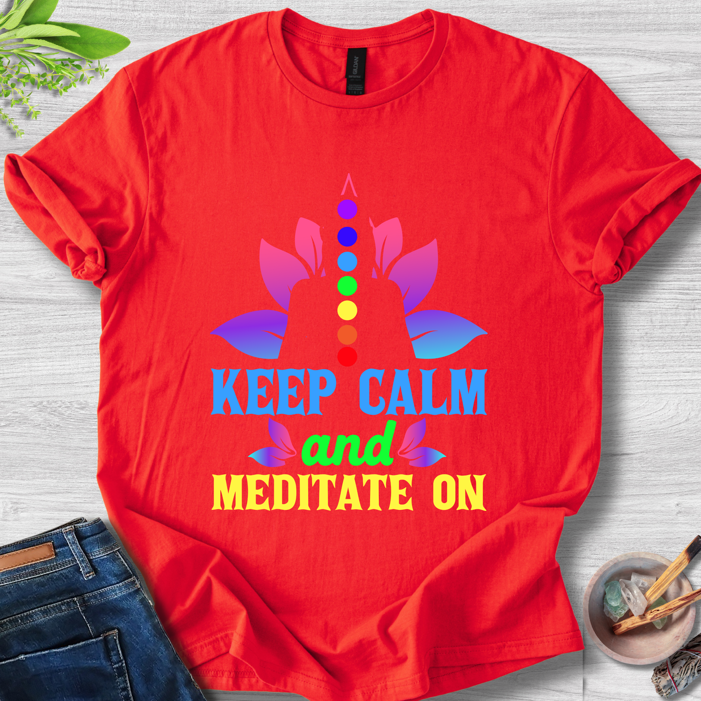 Keep Calm and Meditate On T-Shirt