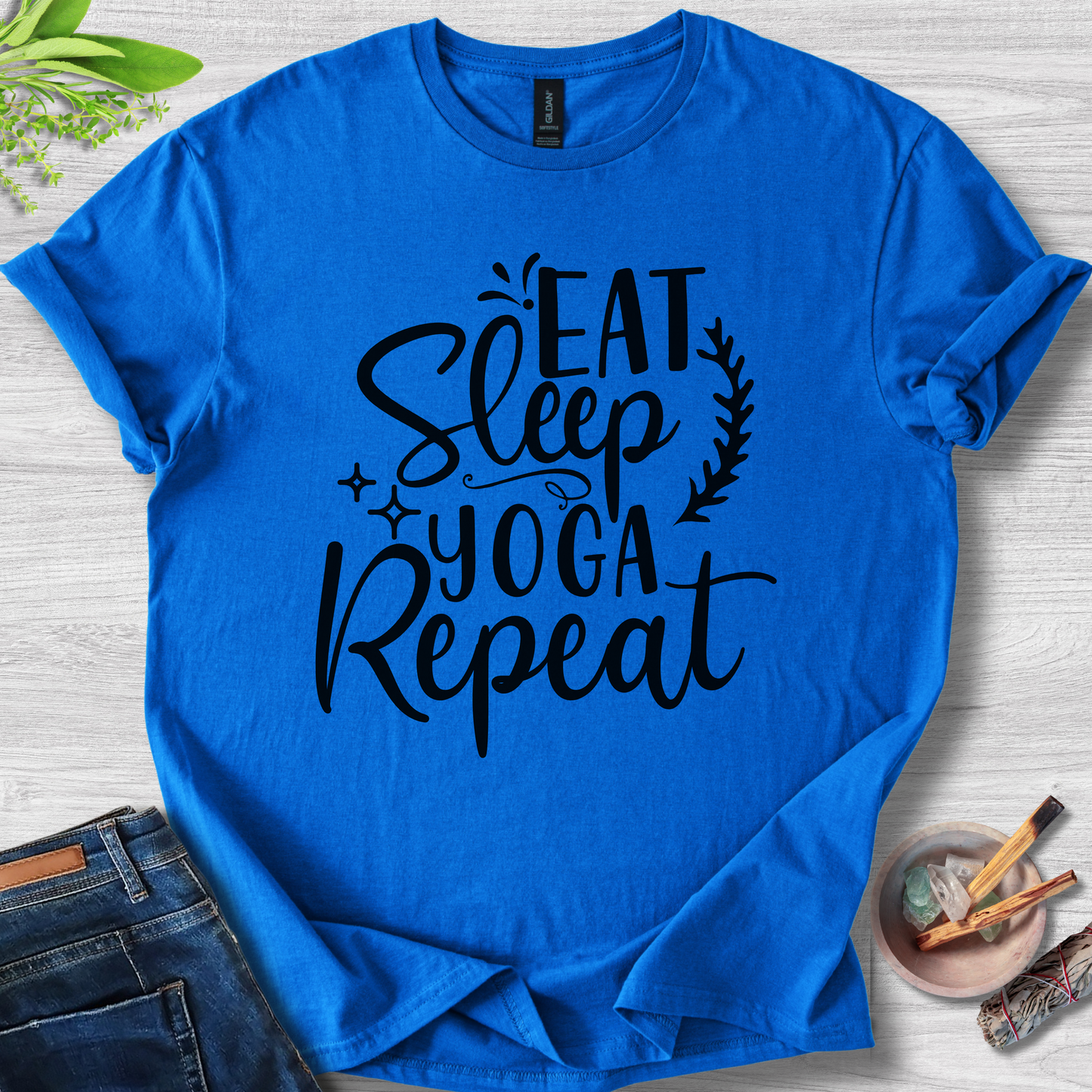 Eat Sleep Yoga Repeat T-Shirt
