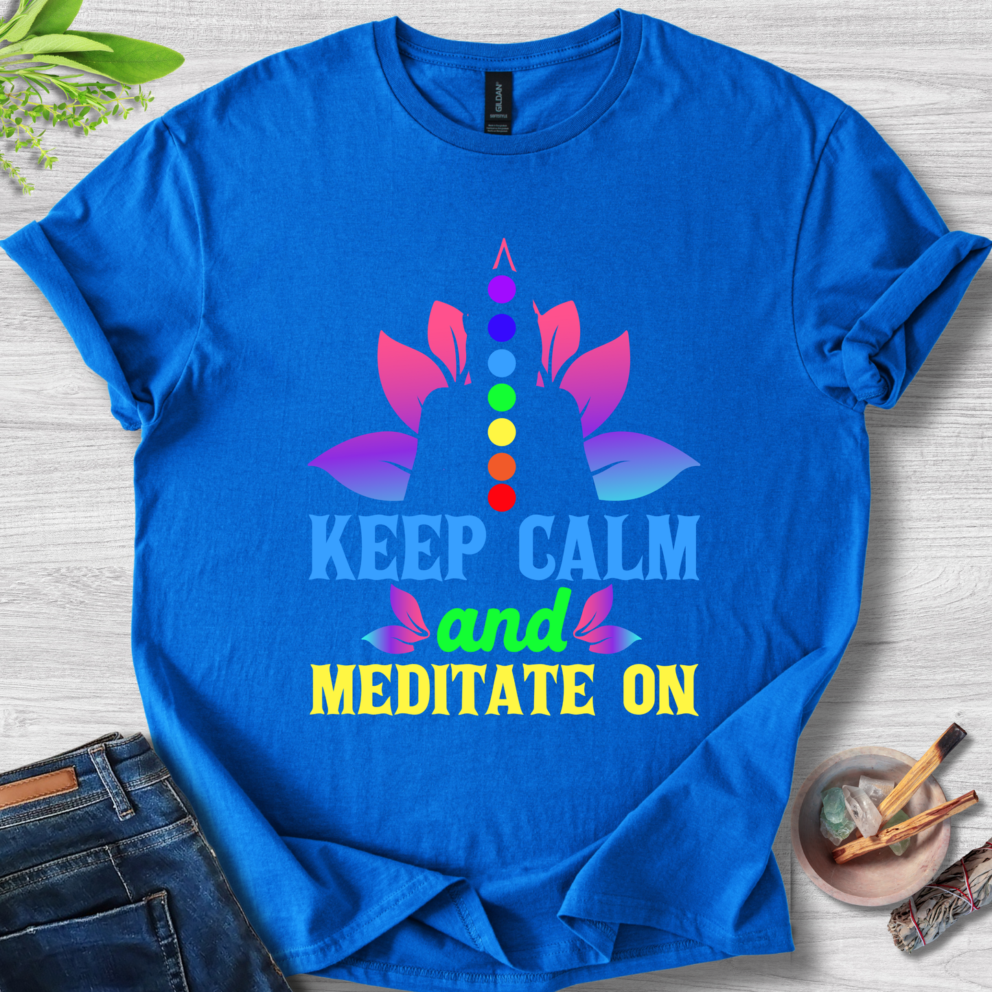 Keep Calm and Meditate On T-Shirt