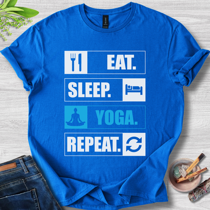 Eat. Sleep. Yoga. Repeat. T-Shirt