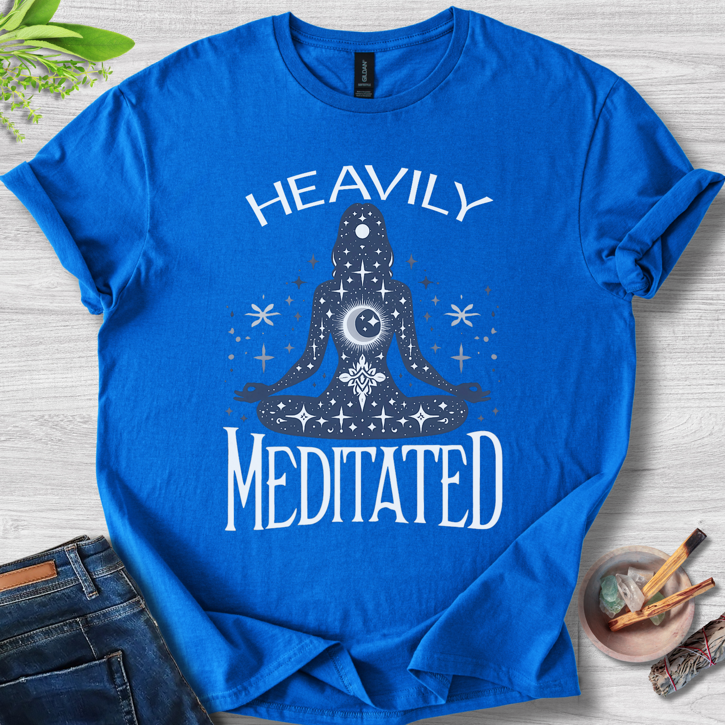 Heavily Meditated Unisex Softstyle T-Shirt