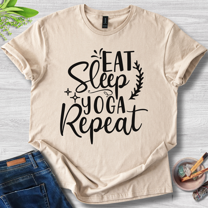 Eat Sleep Yoga Repeat T-Shirt